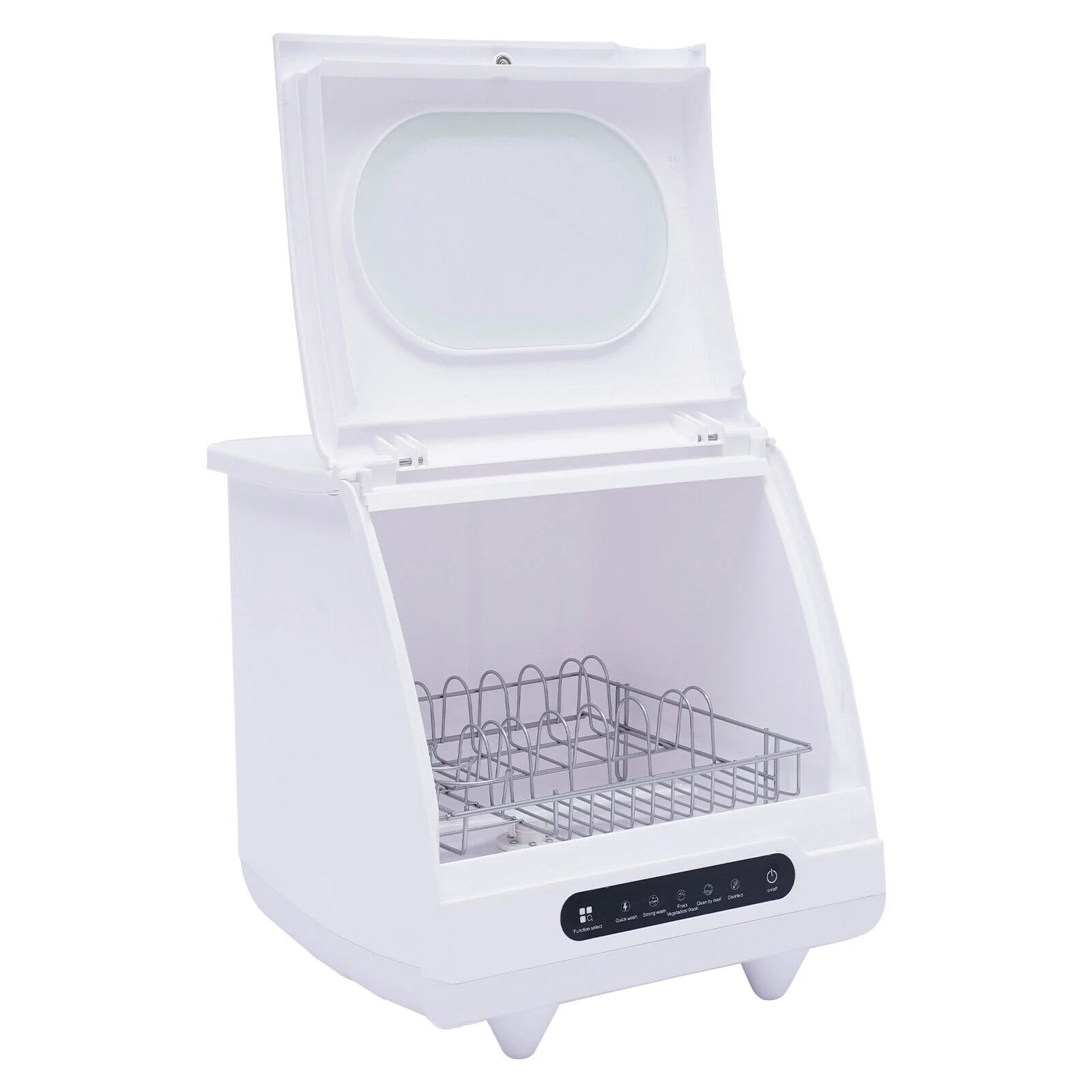 1200W Portable Countertop Mini Dishwasher Dish Washing Machine 5 Washing Program for cleaning dishes, vegetables, fruits