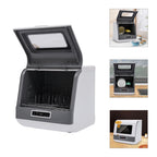 Countertop Dishwasher, Portable Countertop Dishwasher, Mini Dishwasher for Small Households, Apartments, Boats, and Campers/ RVS with Limited Space