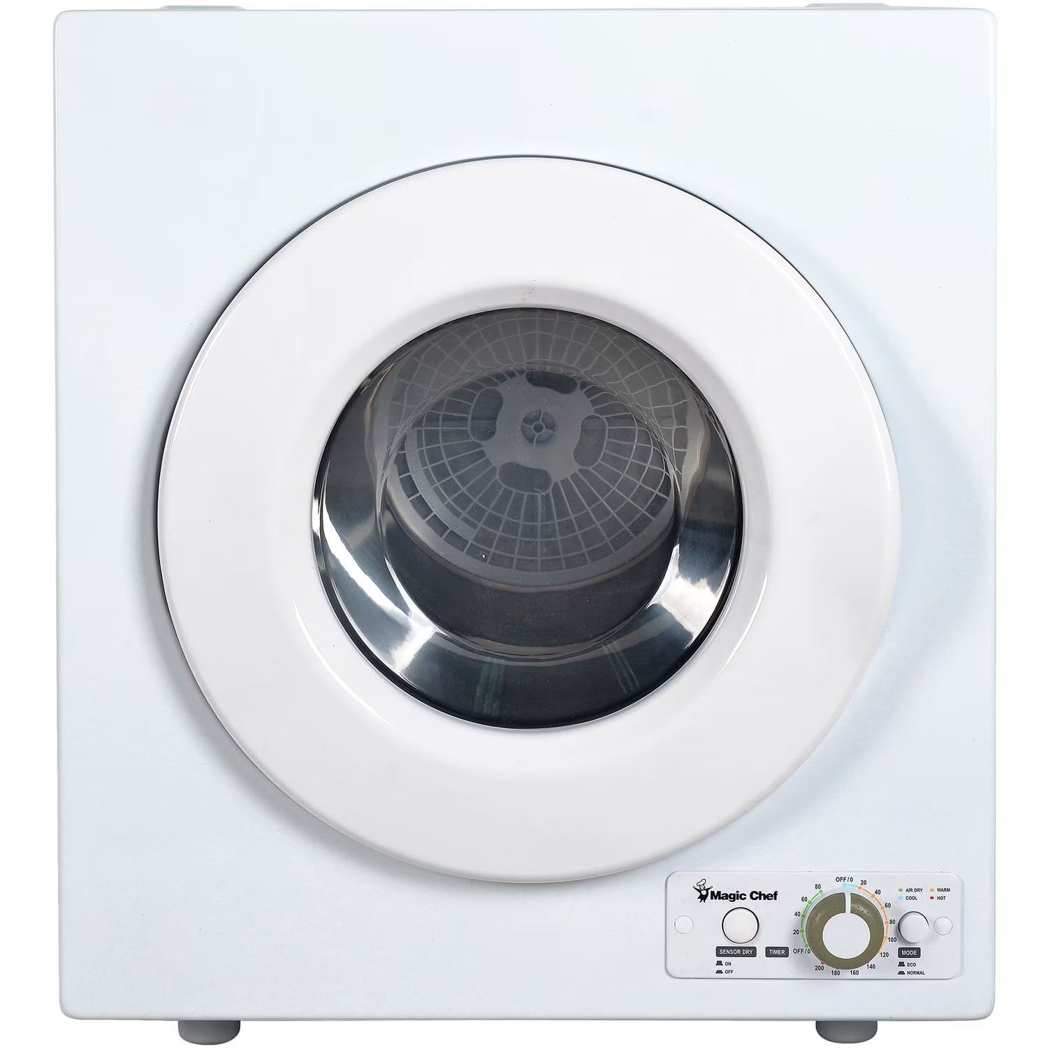 Magic Chef 2.6 cu ft Compact Electric Dryer, White