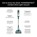Shark POWERDETECT Corded Stick Vacuum, DuoClean & Odor Neutralizer Technology