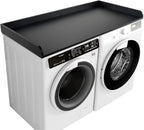 Kaboon Melamine Washer Dryer Countertop with Edge Rails �C Laundry Room Organization