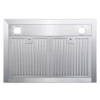Cosmo 30 in. Ducted Range Hood in Stainless Steel with Touch Controls, LED Lighting and Permanent Filters