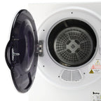 GYM25-78 Compact Portable Household clothes Dryer 1.6cuft with Stainless Steel Drum Black and White 120V MECHANICAL Control ETL Certification
