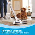 BLACK+DECKER POWERSERIES+ 16V MAX Cordless Stick Vacuum, Multi-Surface, with LED Floor Lights and Crevice Tool, 40 Minute Run-Time, BHFEA420J