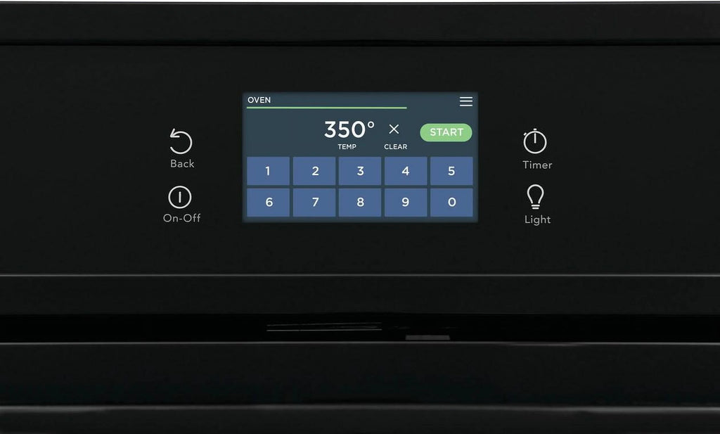 Frigidaire FCWS2727AB 27 inch Black Single Electric Wall Oven with Fan Convection