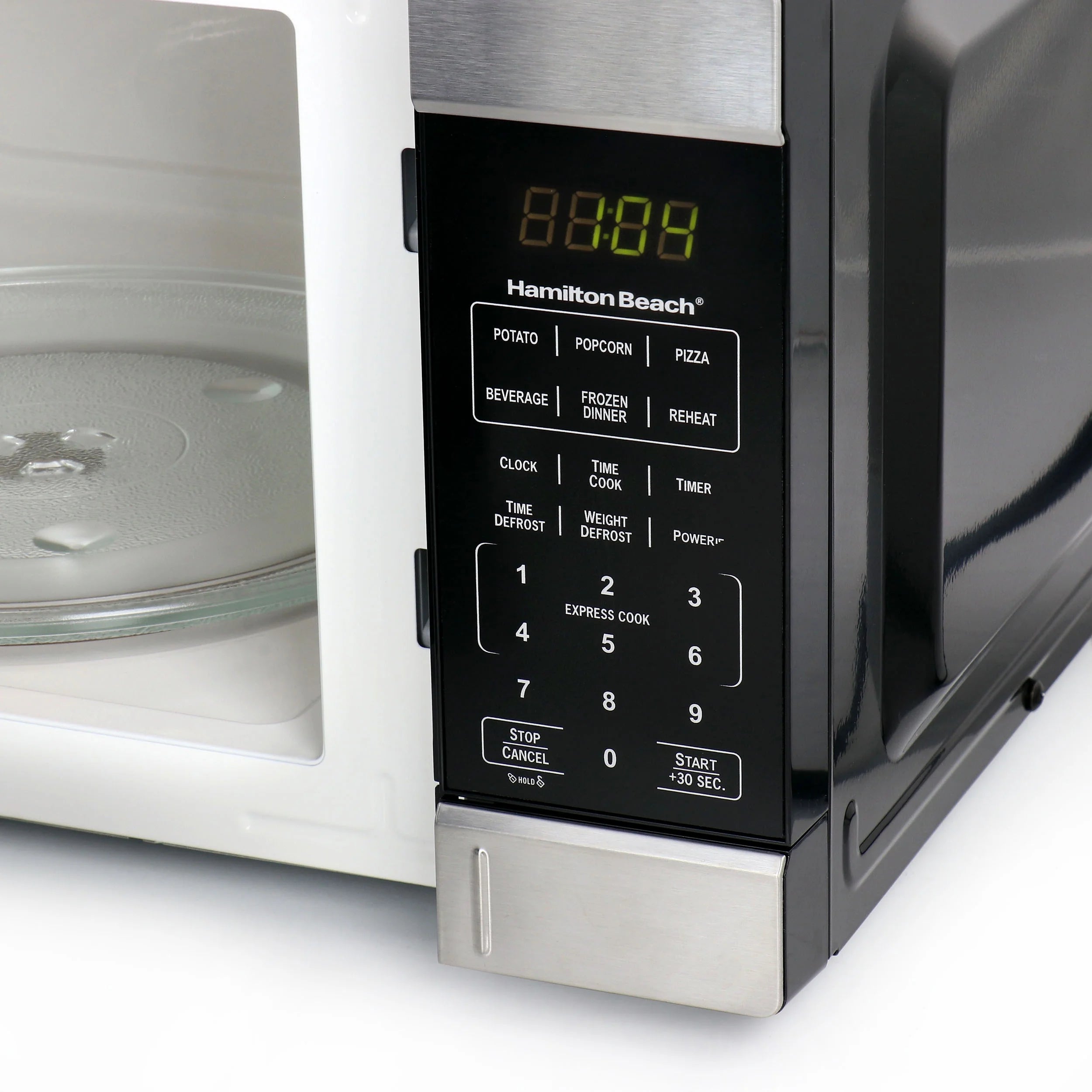 Hamilton Beach 1.1 Cu. Ft. 1000 Watt Countertop Microwave Oven in Black