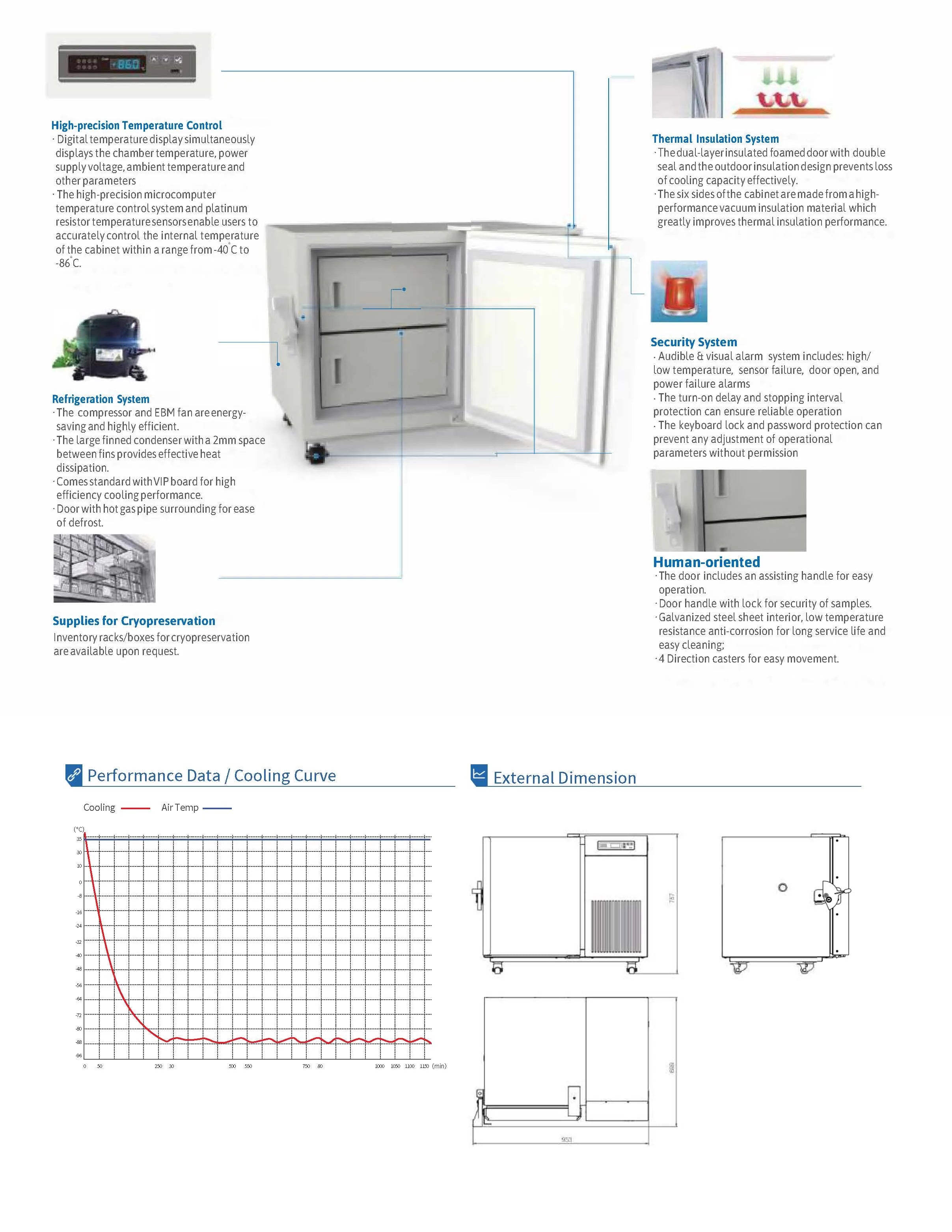 LSRP85-1.75 Upright Ultra-Low Freezer
