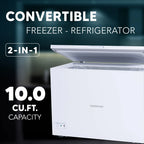 Farberware 10.4 cu ft Chest Freezer, White