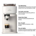 Philips Baristina Automatic Espresso Machine, Milky White