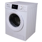 Magic Chef 24 in. 2.7 cu. ft. Front Load Compact Washer in White in White