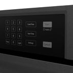 ZLINE 30" Professional Single Wall Oven with Air Fry and Self-Clean in Black Stainless Steel, WASB-30