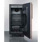 15" wide ADA compliant all-refrigerator for built-in or freestanding use with panel-ready door