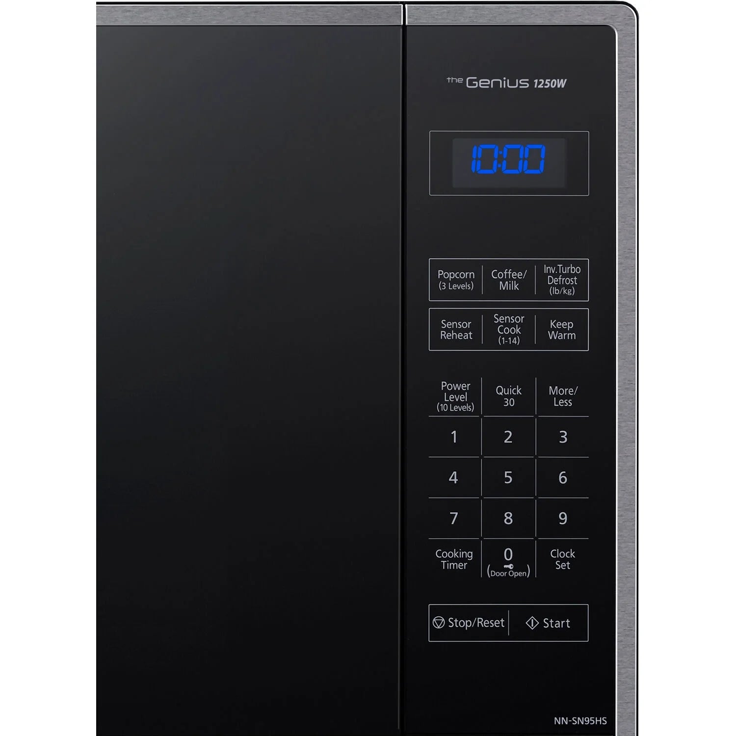 Panasonic 2.2-cu. ft. 1250W Countertop Microwave with Inverter Technology, Stainless Steel NN-SN95HS