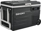 EUHOMY 12 Volt Refrigerator, 79 QT 12V Fridge, Electric Cooler 12/24V DC 110-240V AC, Car Refrigerator 0�H~68�H, 12 Volt Cooler for Camping, Trip, Truck, Boating, Outdoor.