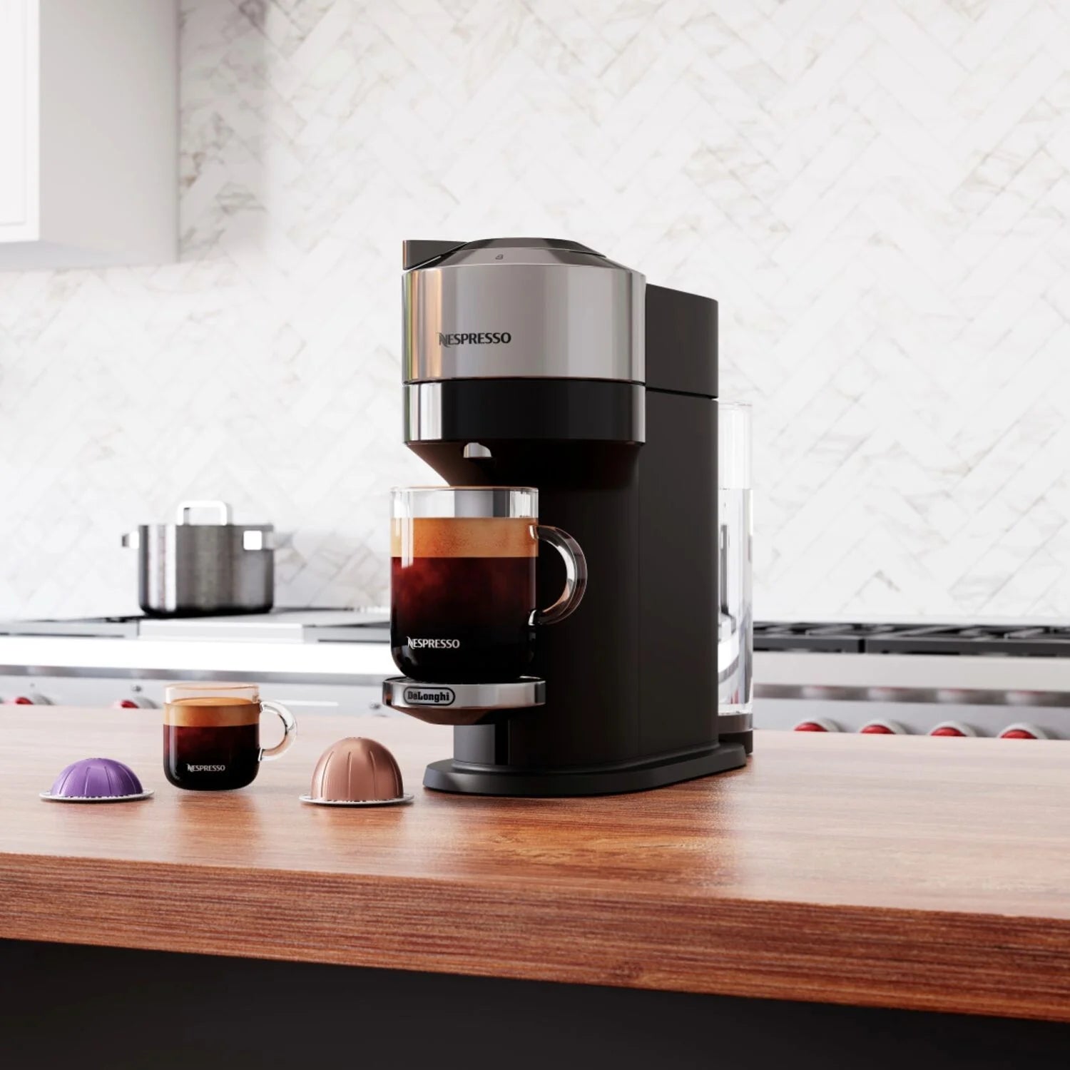 Nespresso Vertuo New Next Coffee and Espresso Maker by DeLonghi, Dark Gray, Single-Serve Brewers