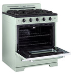 Unique Classic Retro 30" 3.9 cu/ft Freestanding Gas Range with Convection Oven and Sealed Burners