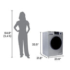 Bowery Hill All-in-One Washer Dryer VENTED-DRY FASTER than Condense 15lb 110V