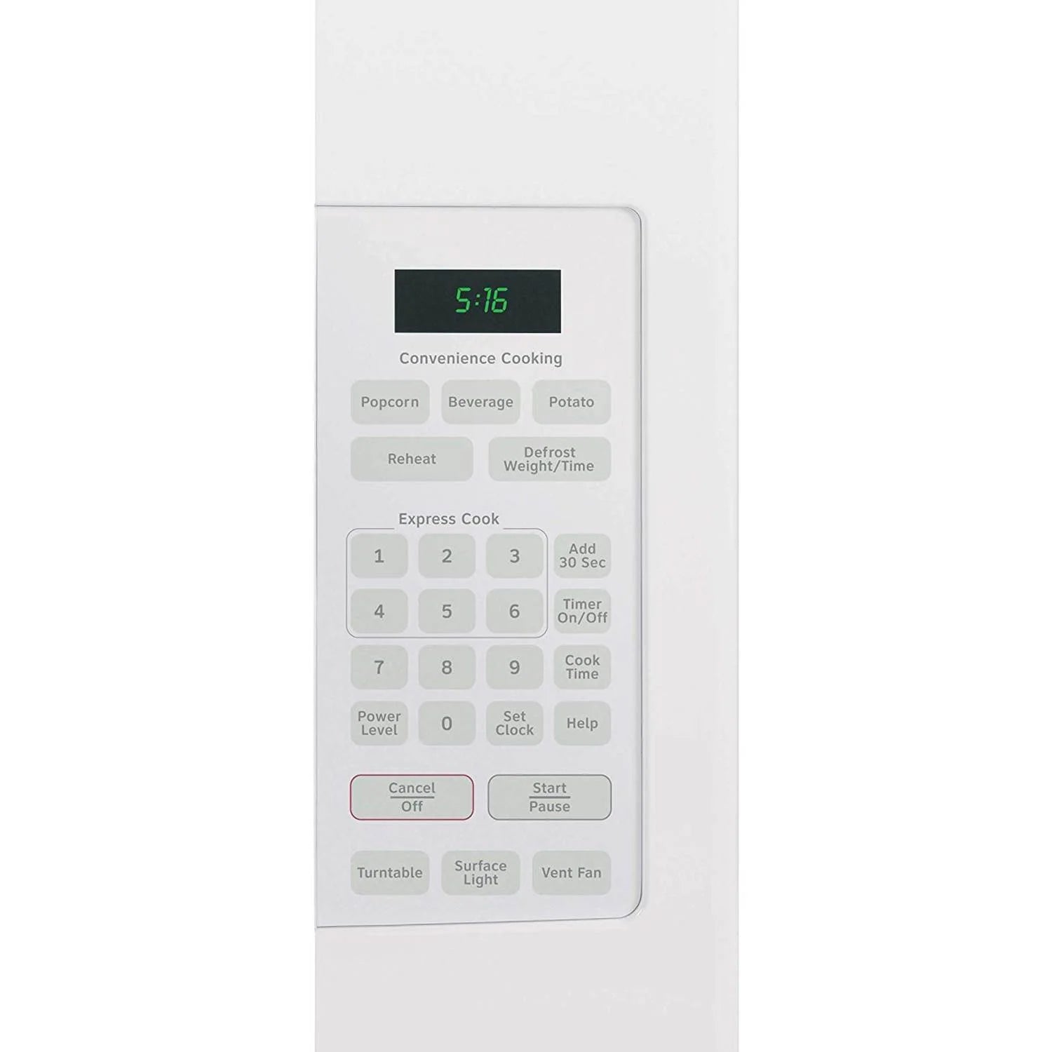 Hotpoint 1.6 Cu.Ft. Over-The-Range Microwave Oven, White, 950 W