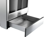Bosch 30a?? 4.6 cu ft Slide-In Double Oven Electric Range in Stainless Steel