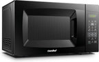 Countertop Microwave with Sound On/Off, Eco Mode, and Convenient One-Touch Button, 0.7 Cubic Foot, White