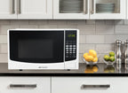 Emerson 0.9 Cu. Ft. 900 Watt, White Microwave Oven with Touch Control, MW9255W