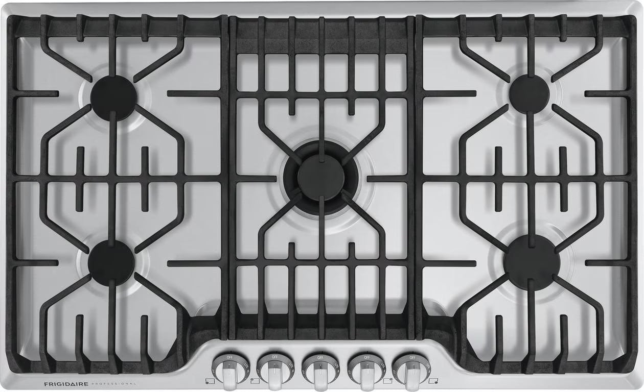Frigidaire Fpgc3677r Professional 36" Wide Gas Cooktop - Stainless Steel