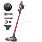 Cordless Vacuum Cleaner, 450W/38Kpa Vacuum Cleaners for Home with LED Screen, Max 60 Mins Runtime, Noise Reduction Tech, Anti-Tangle Stick Vacuum for Pet Hair Carpet and Hardfloor