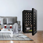 Ktaxon 18 Bottle Compressor Wine Cooler Freestanding Wine Fridge, Fast Cooling, Low Noise