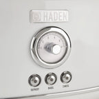 Haden Dorset 2 Slice Wide Slot Stainless Steel Toaster, Cedar Green/Chrome