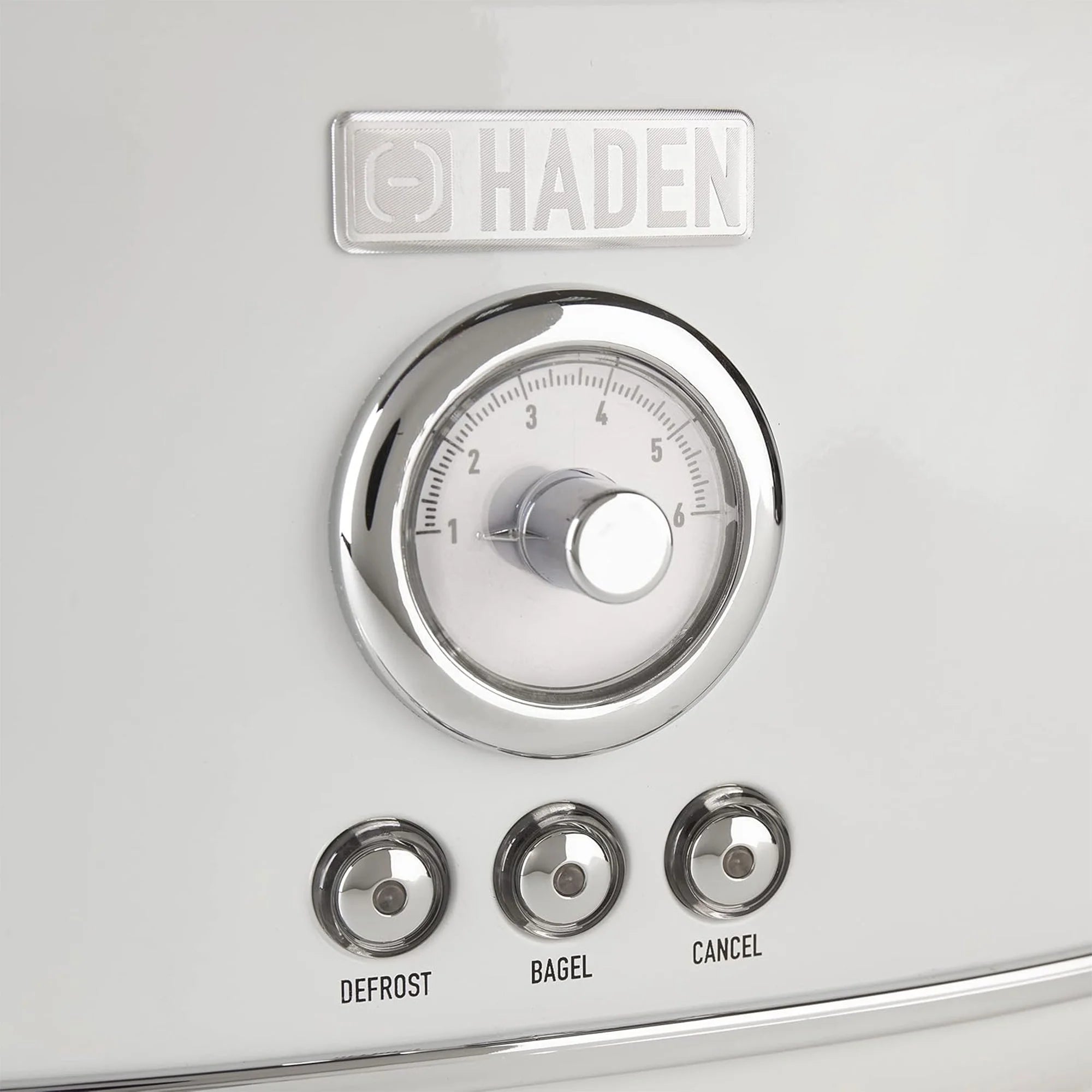 Haden Dorset 2 Slice Wide Slot Stainless Steel Toaster, Cedar Green/Chrome