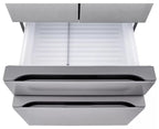 LG LF26C8210S 36 Inch  26 cu. ft. Counter-Depth, 4-Door French Door Refrigerator, Full-Convert Drawer, and Internal Ice and Water Dispenser, in Stainless Steel