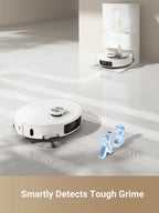 dreame L40 Ultra Robot Vacuum with Removable & Liftable Mop, Extendable & Liftable SideBrush, 11,000Pa Suction, 149a?? Mop & Washboard Self Cleaning, Auto-Empty, Auto Refill, Voice Control