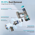 KANFUAQ Cordless Stick Vacuum Cleaner 38KPA 50Mins 2200mAh Lightweight for Home Pet Hair Carpet Hard Floor