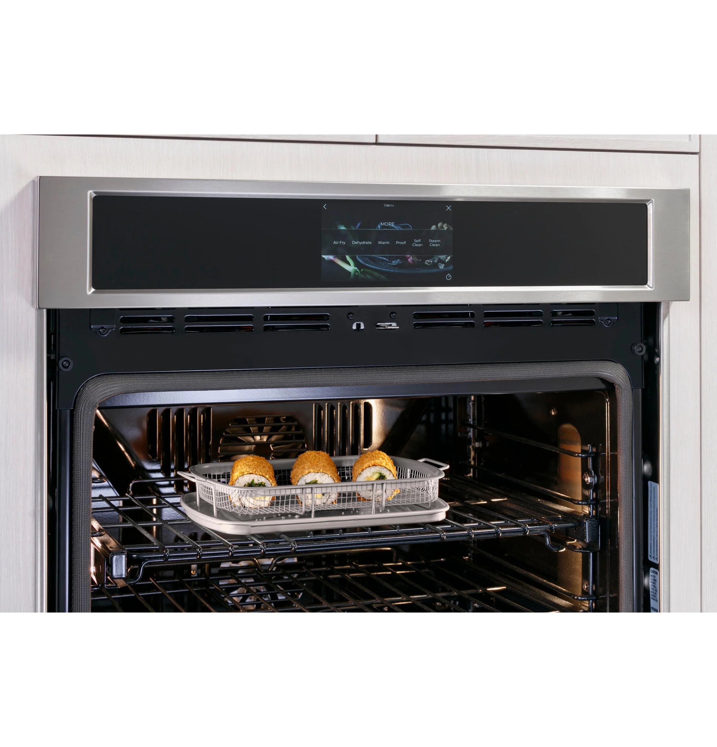 Monogram Ztsx1dpsn 30" Smart Electric Convection Single Wall Oven - Stainless Steel