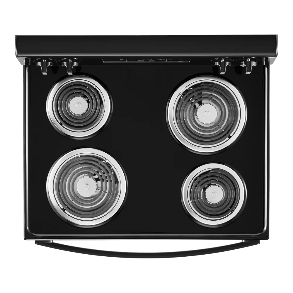 WHIRLPOOL WFC150M0JW 30" freestanding coil electric range