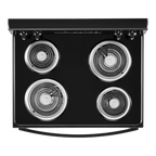 WHIRLPOOL WFC150M0JW 30" freestanding coil electric range