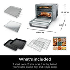 Ninja Air Fry Basket, 2 Sheet Pans, 2 Wire Racks, DCT601