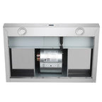 CAVALIERE 30" Inch Range Hood in Brushed Stainless Steel 900 CFM- LED Lighting- SV218Z-30