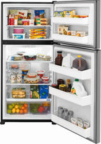 Frigidaire FFTR1835VS 18 Cu. Ft. Garage Ready Top Freezer Refrigerator, Stainless Steel