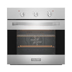 Empava 24 inch 10 Cooking Functions with Rotisserie Electric LED Display Touch Control Built-in Convection Single Wall Oven