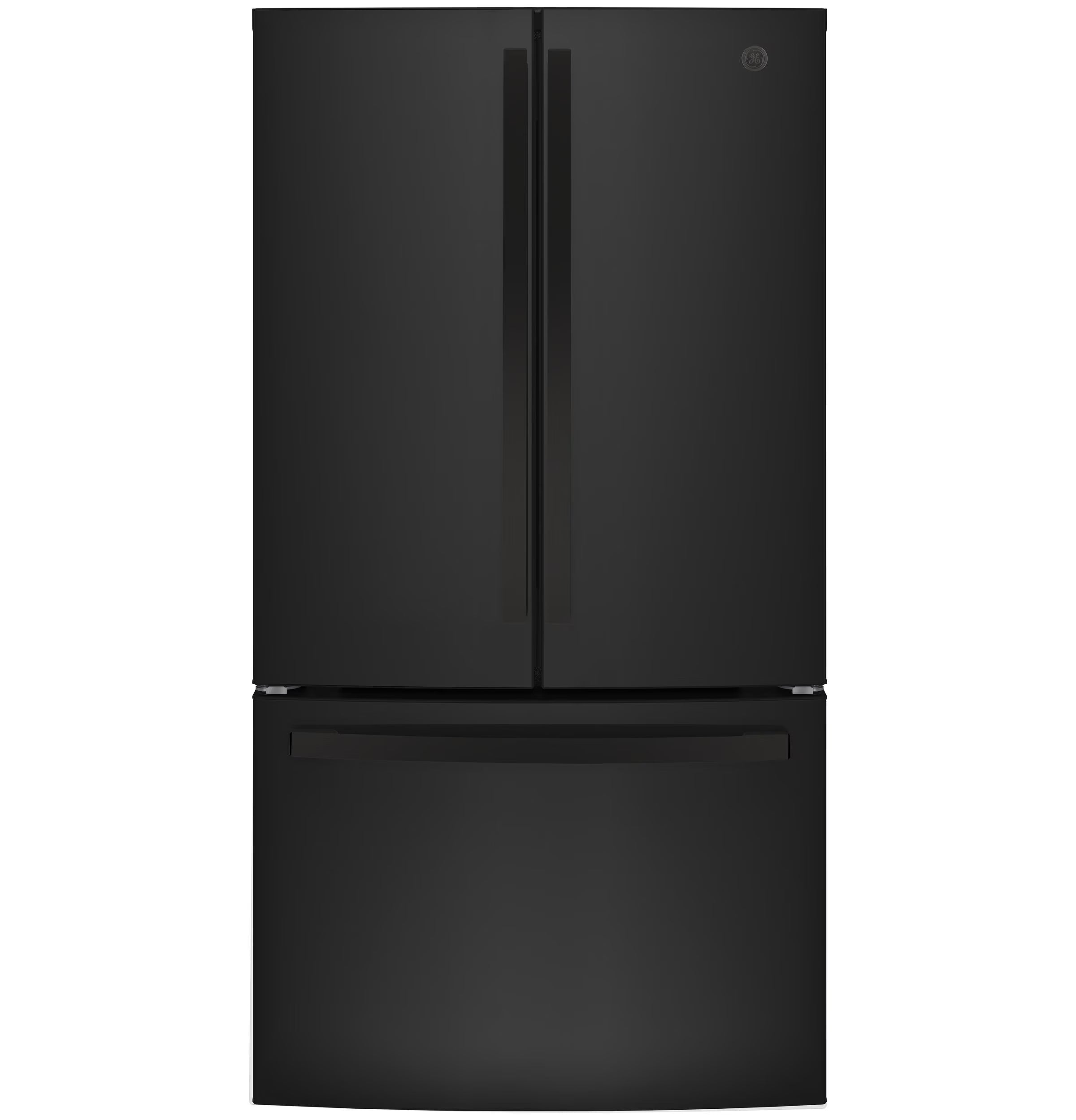 GE APPLIANCES GNE27JGMBB french door freestanding refrigerator