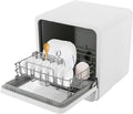3-in-1 Countertop Dishwasher with 5 Washing Modes, Portable Mini Compact Dishwashers with Digital Control Panel, 590W, 16.14 * 16.54 * 17.09 in, ABS
