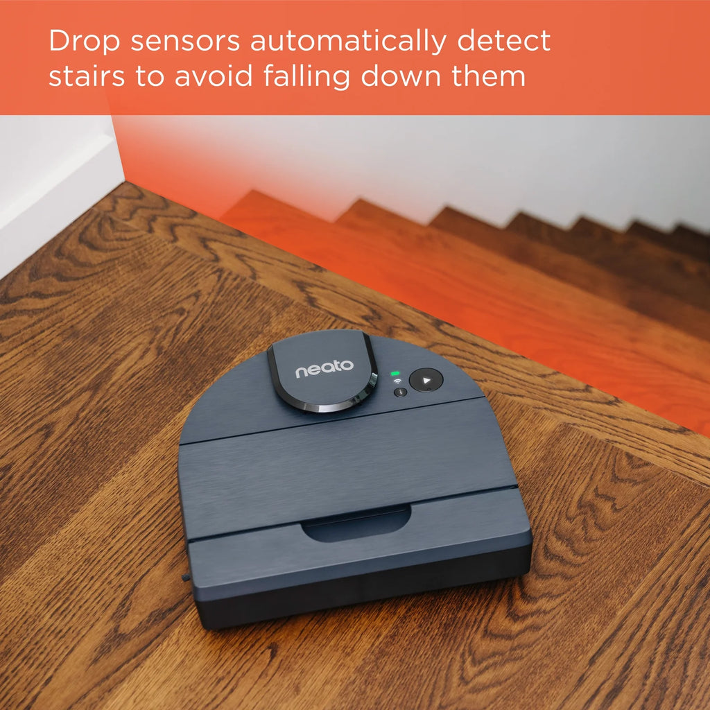 Open Box Neato D8 Intelligent Robot Vacuum Wi-Fi Connected with LIDAR Navigation in Indigo