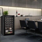 Ktaxon 18 Bottle Compressor Wine Cooler Freestanding Wine Fridge, Fast Cooling, Low Noise