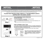GE GCST11N1WSS 1.1 cu. ft. Countertop Microwave Oven 950 Watts Stainless Steel Bundle with 2 YR CPS Enhanced Protection Pack