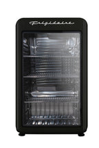 Frigidaire 3.3 Cu. Ft. Retro Refrigerator, Glass Door, Black