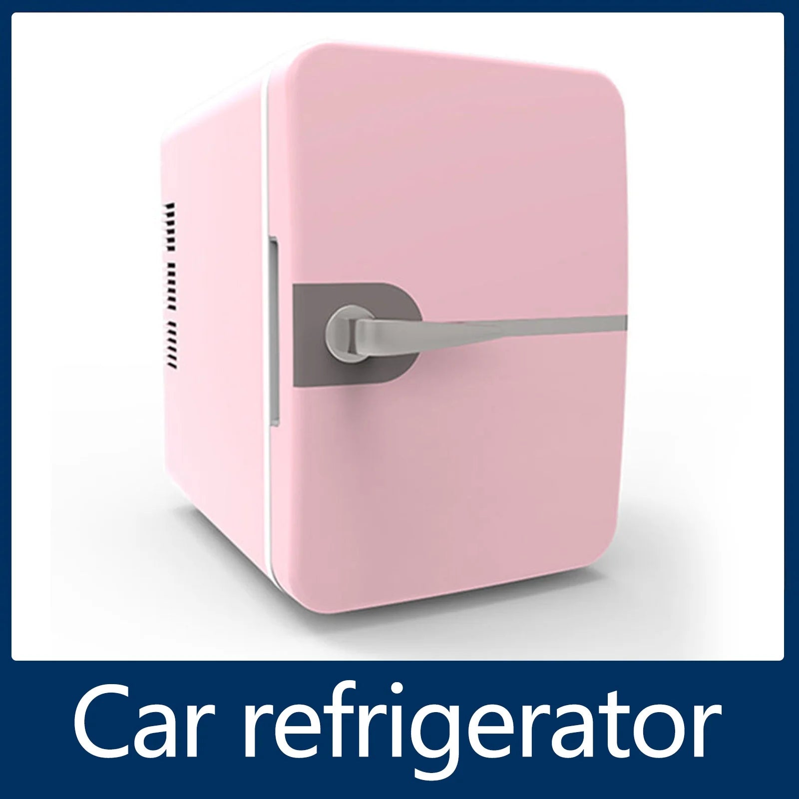 6L Portable Car Refrigerator Mini Fridge, DC 12V/24V Vehicle Cooler for Home and Beauty Products, -4�?to 68�?Temperature Control, Compact Cooler for RV, Boat, Camping, Travel, and Outdoor Use