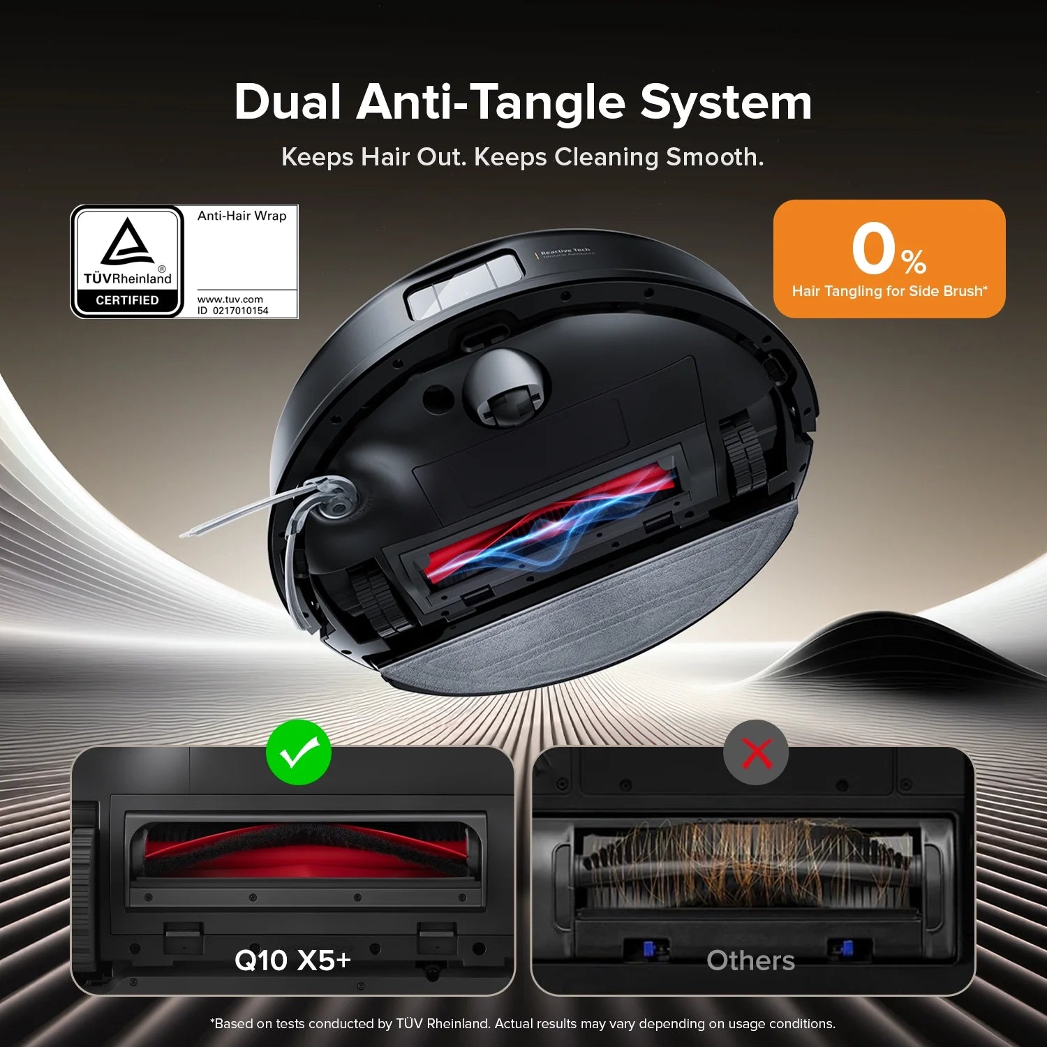 (Upgraded from Q5 Pro)Roborock Q10 X5 Robot Vacuum and Mop, Self-Emptying, Hands-Free Cleaning for up to 7 Weeks, 10,000Pa Suction, Obstacle Avoidance, LiDAR Navigation, No-Go Zones