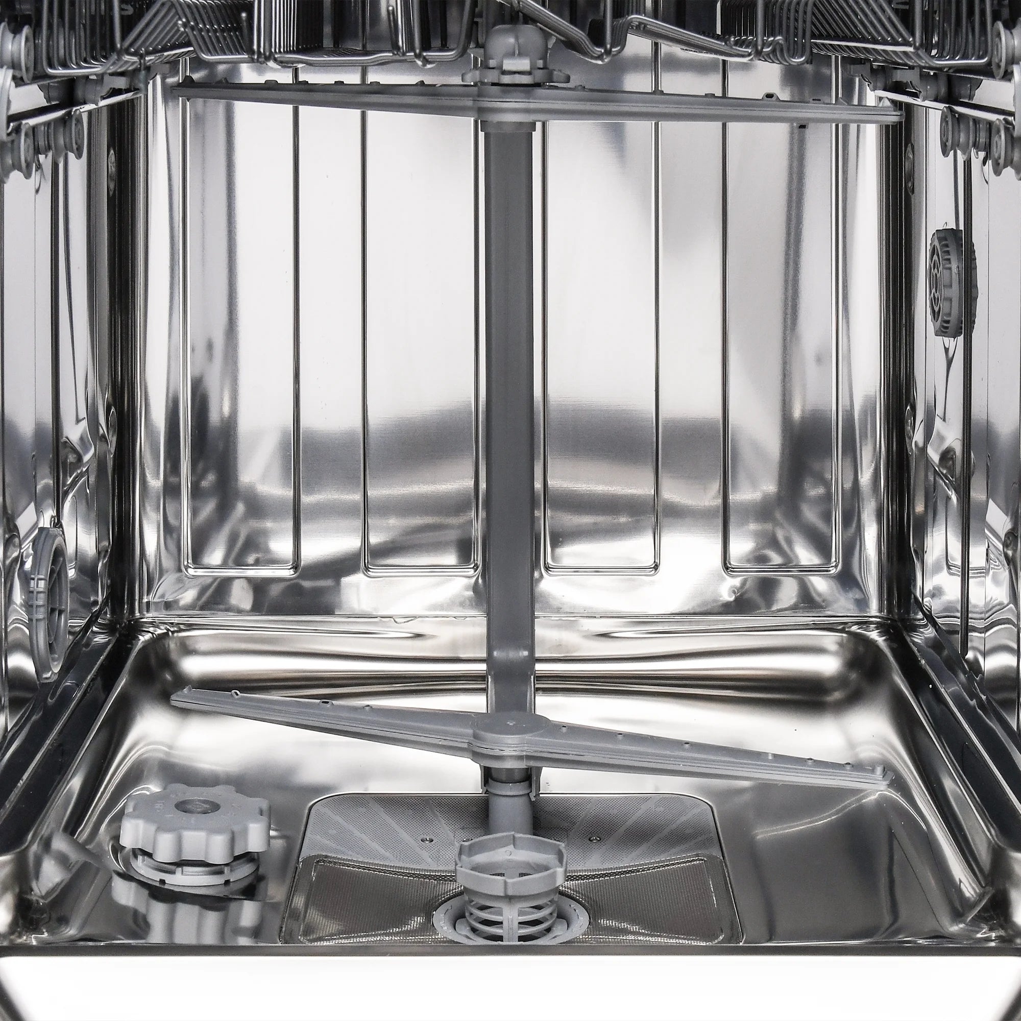 Magic Chef 24 in. White Front Control Built-in Stainless Steel Tall Tub Dishwasher in White