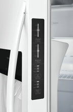 Frigidaire FRSS2323AW 22 Cu. Ft. 33" Standard-Depth Side-by-Side Refrigerator, White